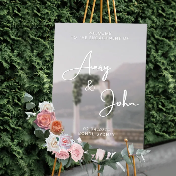 Personalised Wedding Welcome Sign - Image 3