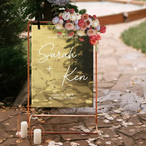 Personalised Wedding Welcome Sign
