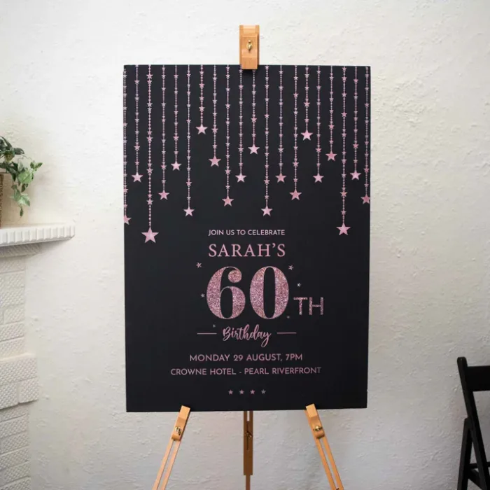 Personalized Birthday Party Welcome Sign – Custom Foam Board Display - Image 3