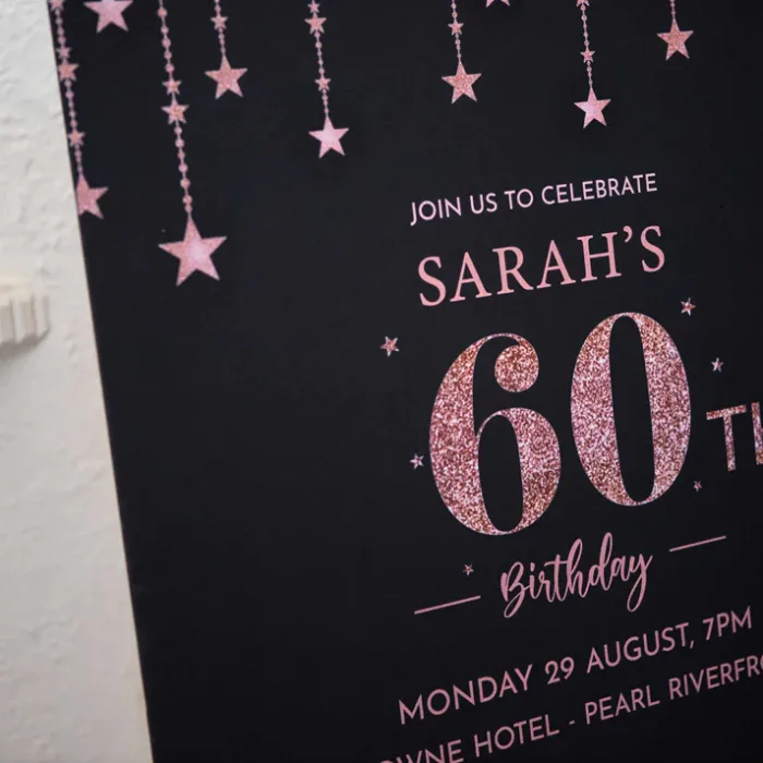Personalized Birthday Party Welcome Sign – Custom Foam Board Display - Image 4