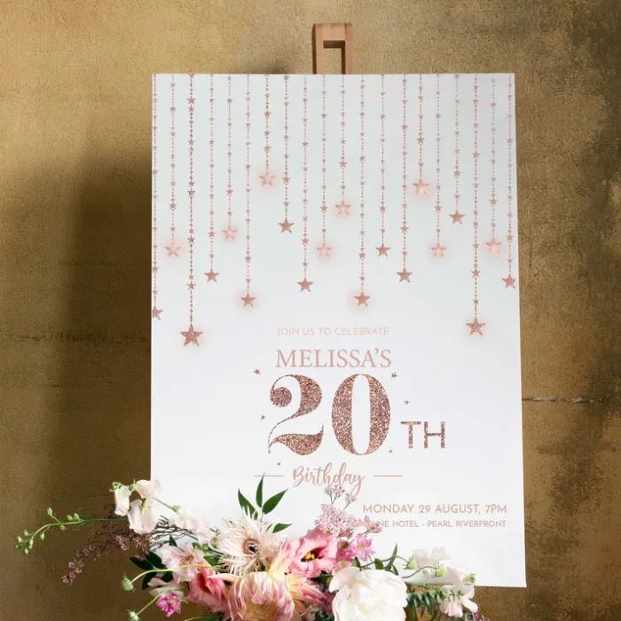 Personalized Birthday Party Welcome Sign – Custom Foam Board Display