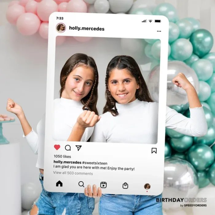 Custom IG Frame, Social Media Photo Booth Prop - Image 2