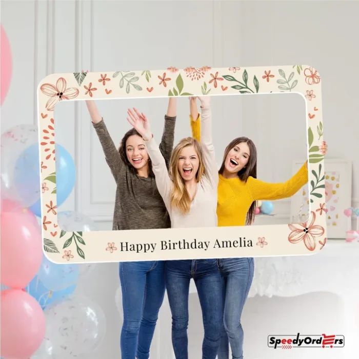 Botanical Theme Party Photo Frame - Image 2