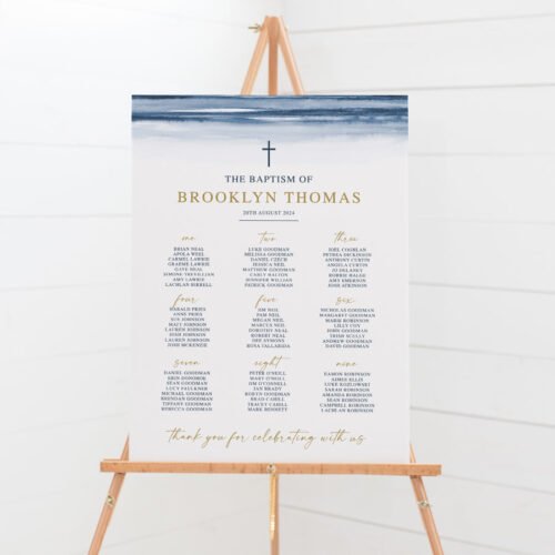 Brooklyn - Baptism Seating Chart