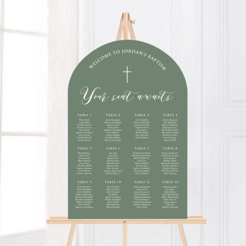 Jordan - Baptism Seating Chart 2