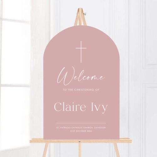 Welcome Sign - Claire