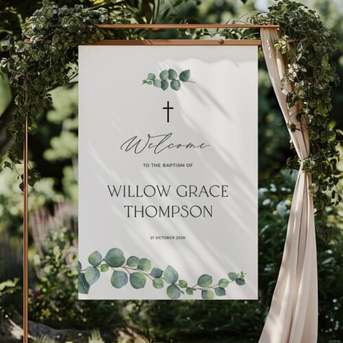 Welcome Sign - Willow