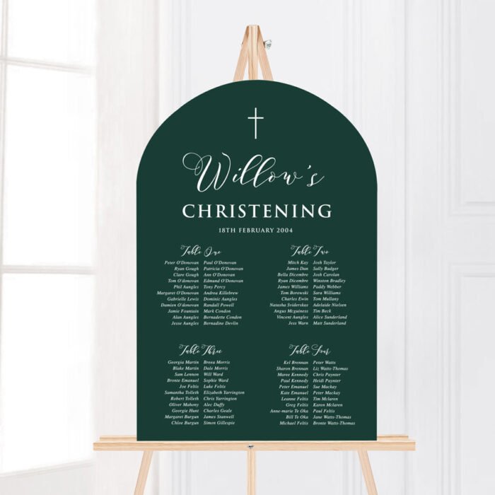 Willow - Baptism Seating Chart 2
