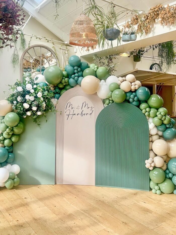 Premium Trio Arched Sailboard Backdrop Hire - Matte White